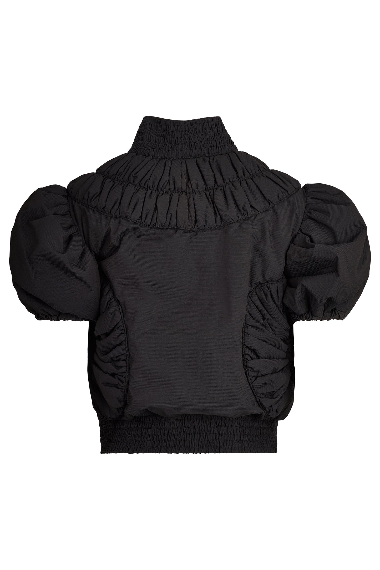 Chanel 2000's Short Sleeves Black Puffer Jacket