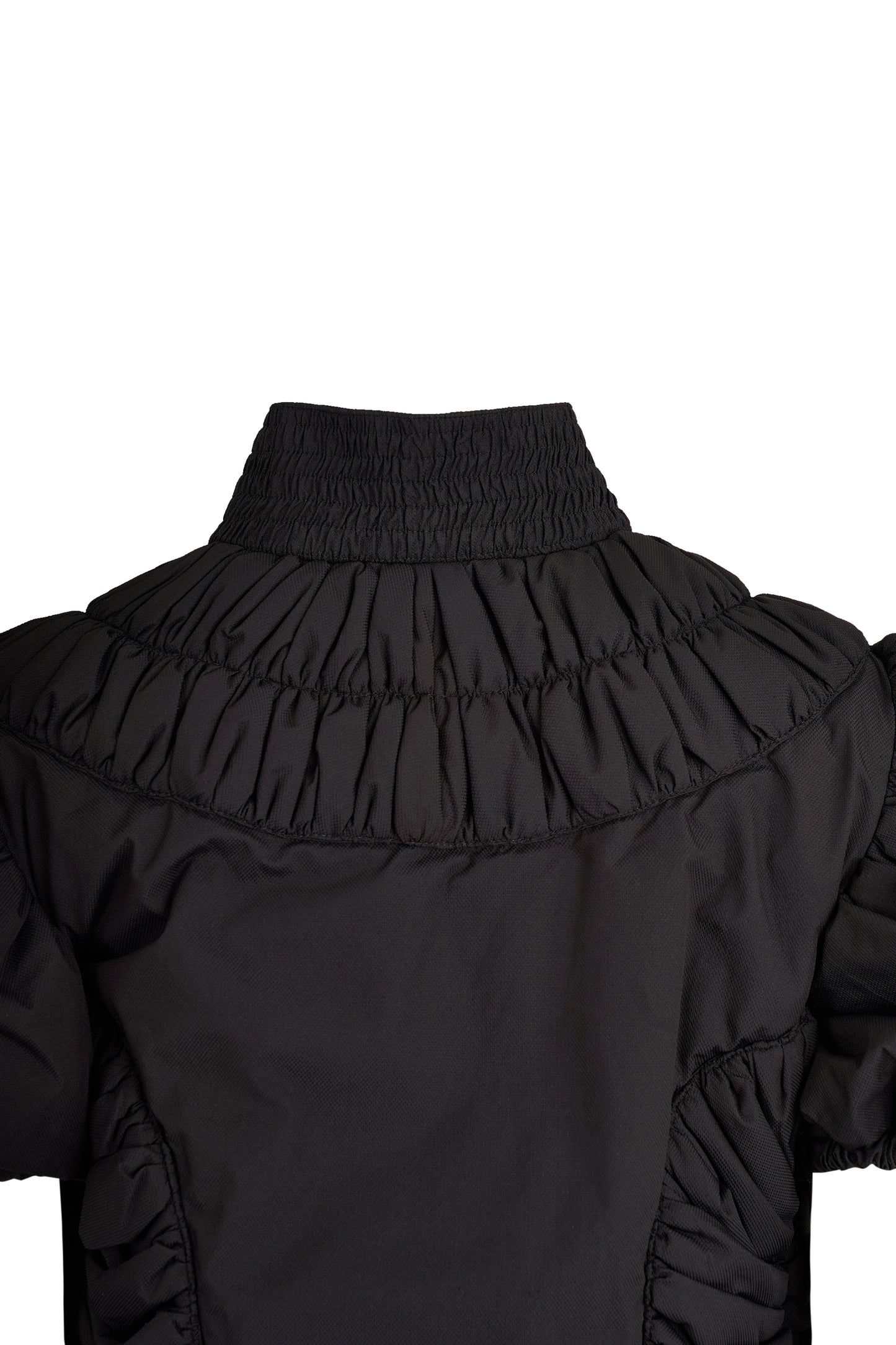 Chanel 2000's Short Sleeves Black Puffer Jacket