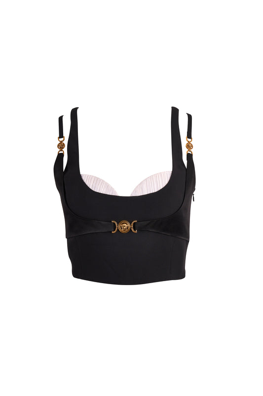 Versace S/S 2021 Medusa  Hardware Corset Top