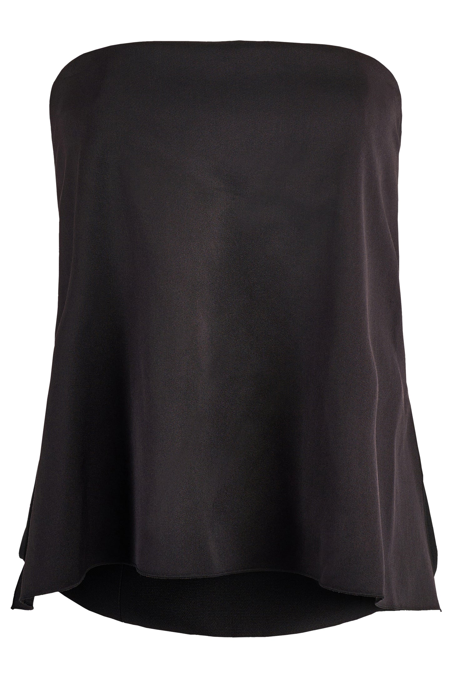 Celine Silk Black Corset Top