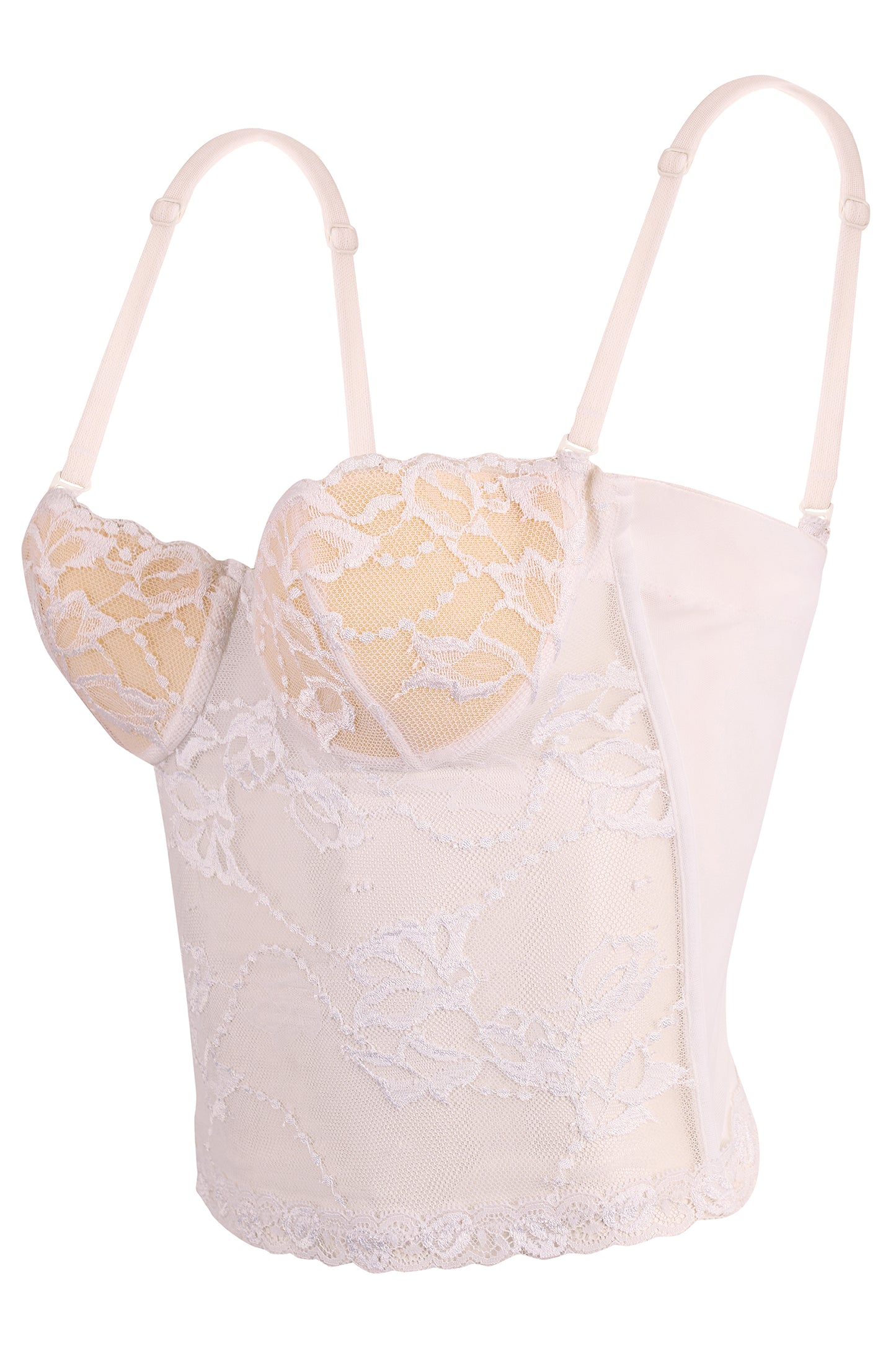 Vintage 2000's La Perla White Lace Corset Top