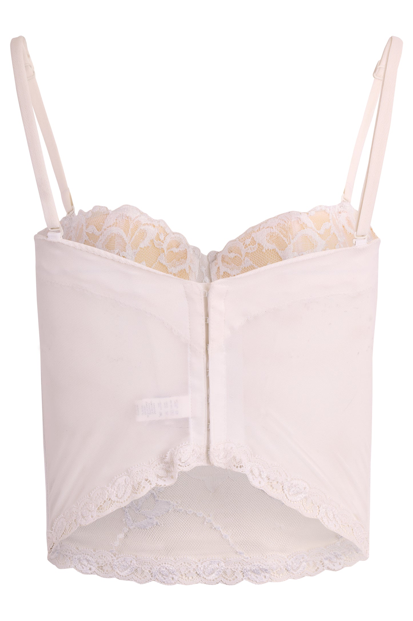 Vintage 2000's La Perla White Lace Corset Top