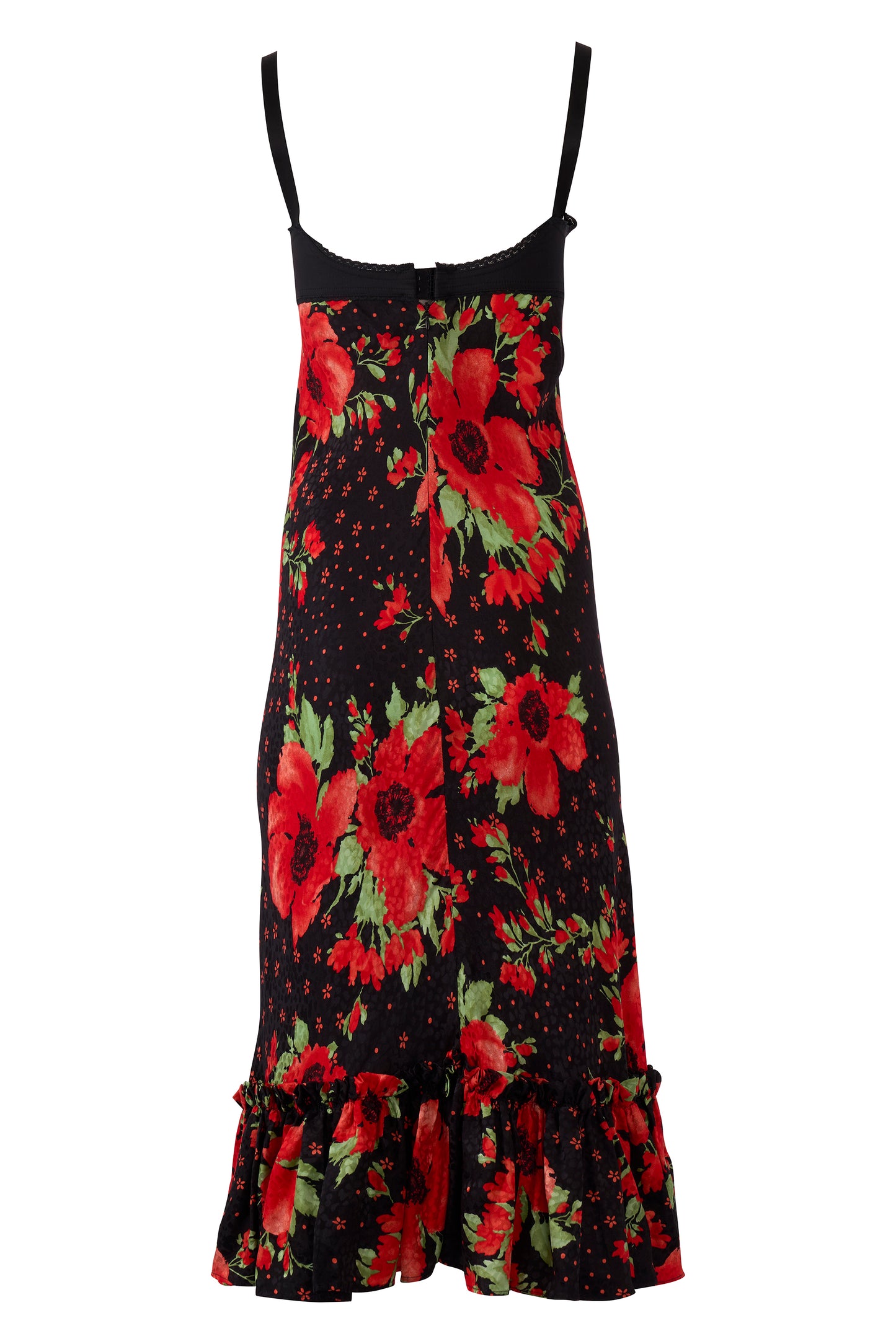 Vintage Dolce&Gabbana Floral Black Bustier Dress