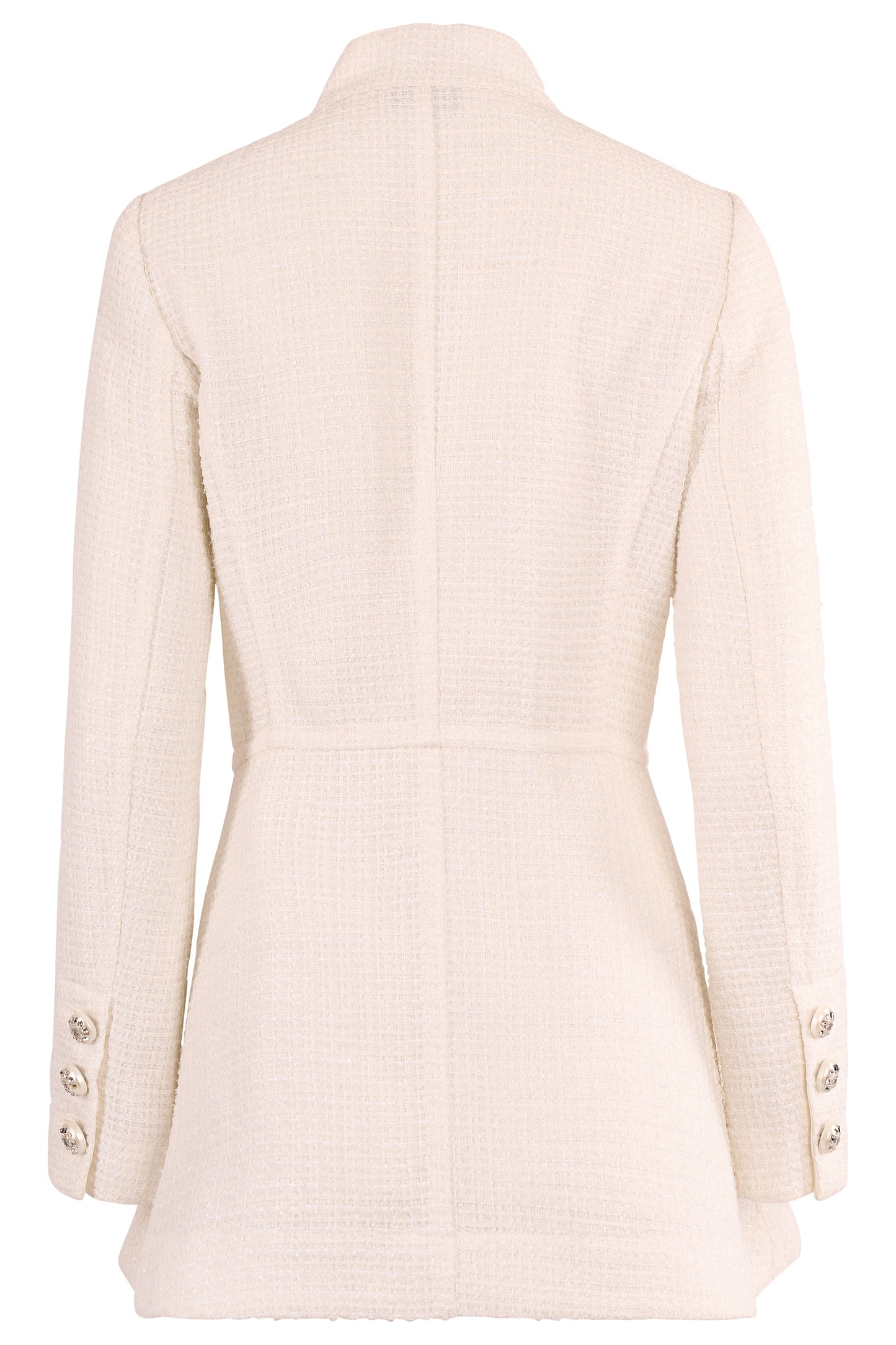 Chanel S/S 2023 White Tweed Jacket