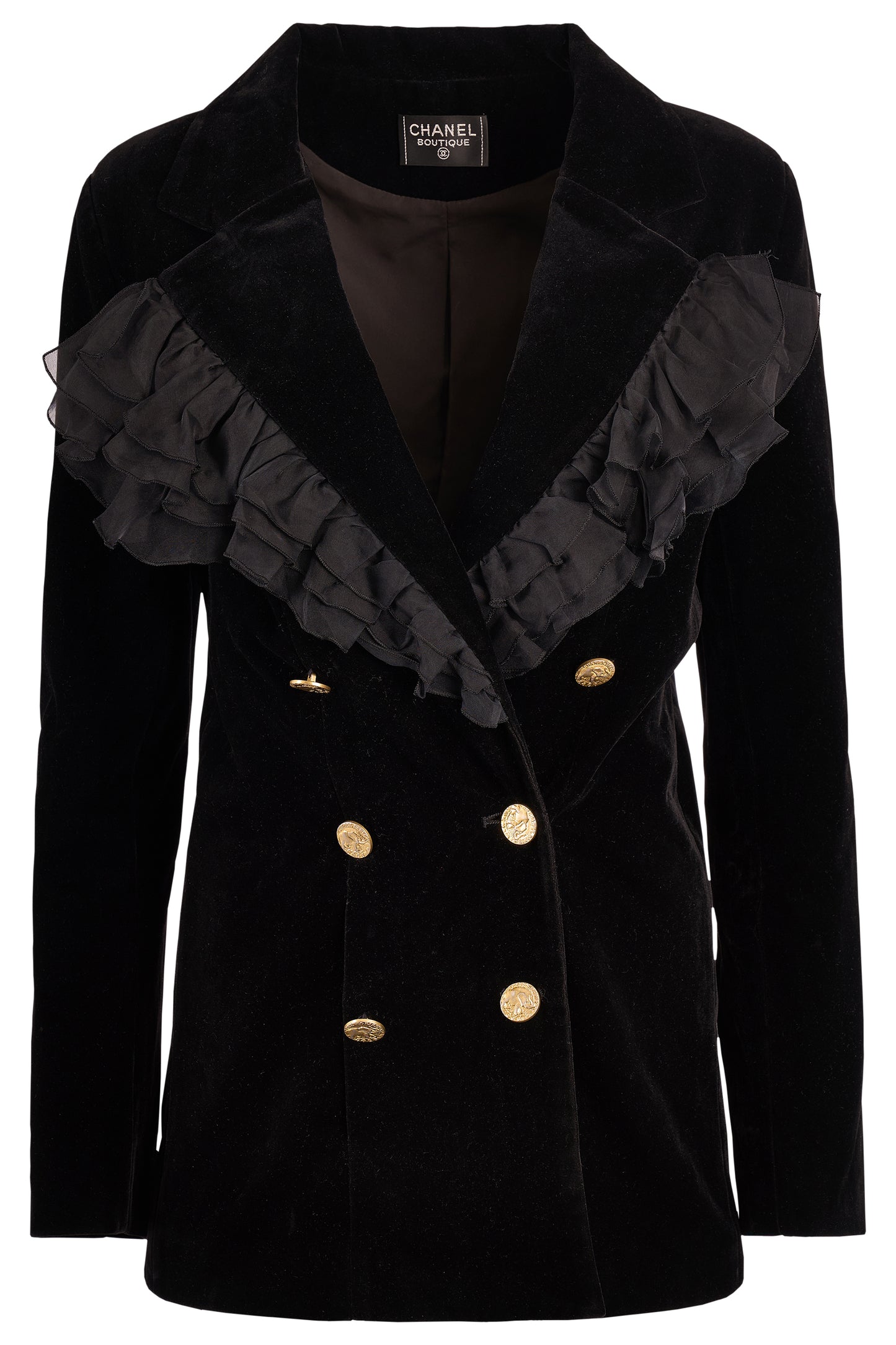 Chanel Circa 2000's Velvet Blazer