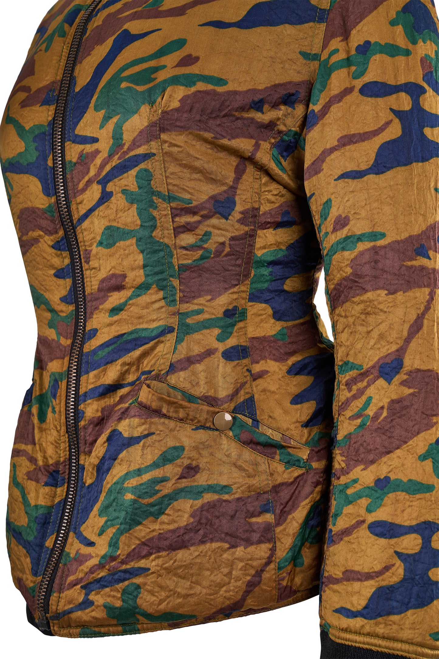 Vintage Jean Paul Gaultier 1980's Camo Reversible Jacket