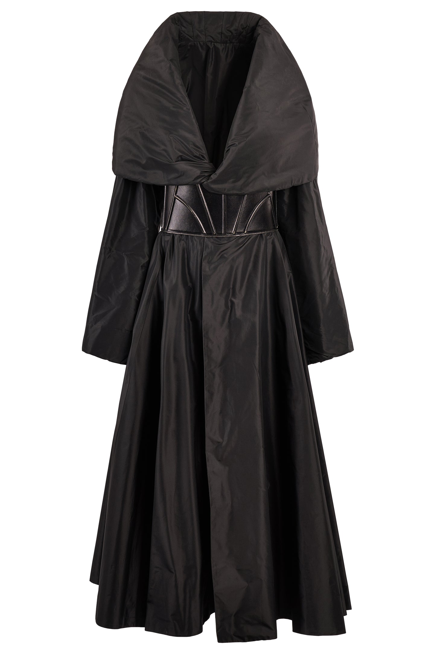 Vintage 1990's Azzedine Alaïa Padded Shawl Collar Long Coat