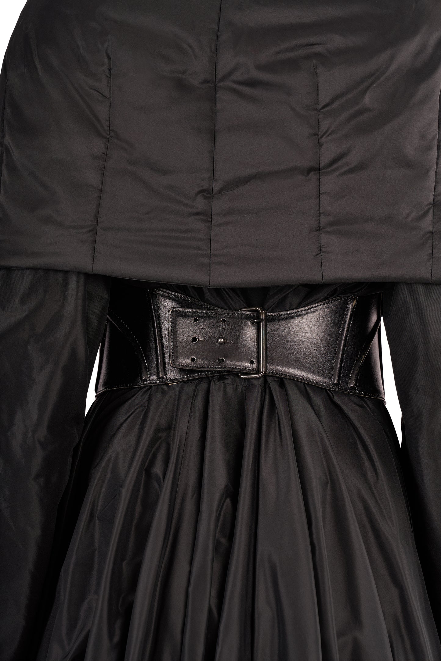 Vintage 1990's Azzedine Alaïa Padded Shawl Collar Long Coat