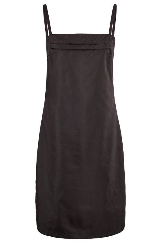 Prada 2019 Black Utility Nylon Black Dress