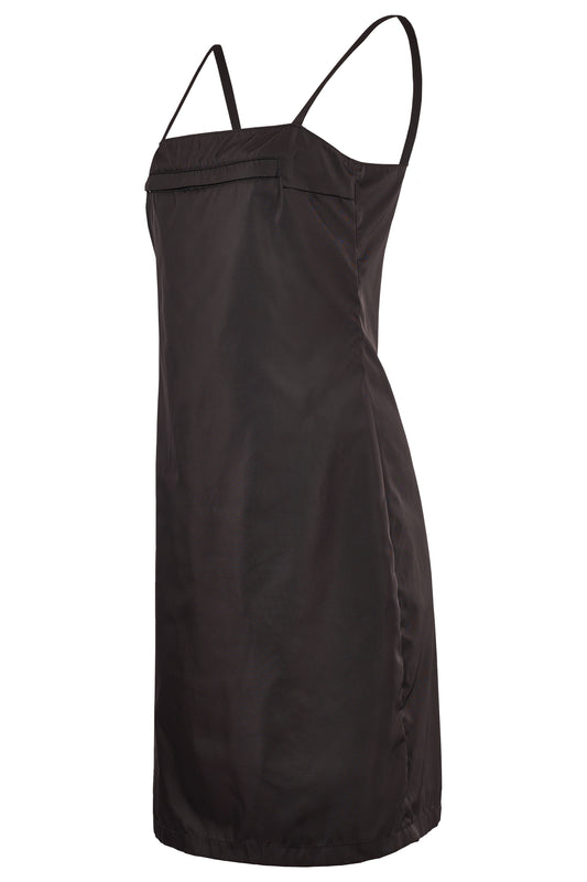 Prada 2019 Black Utility Nylon Black Dress