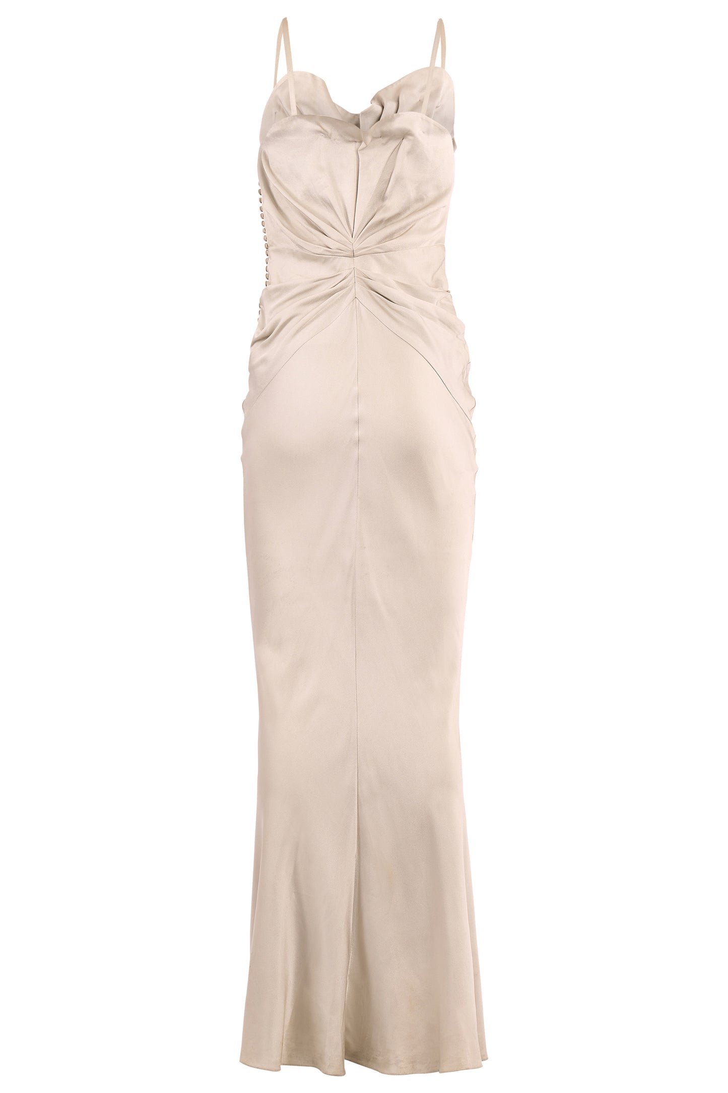 Vintage Christian Dior S/S 2008 White Silk Gown