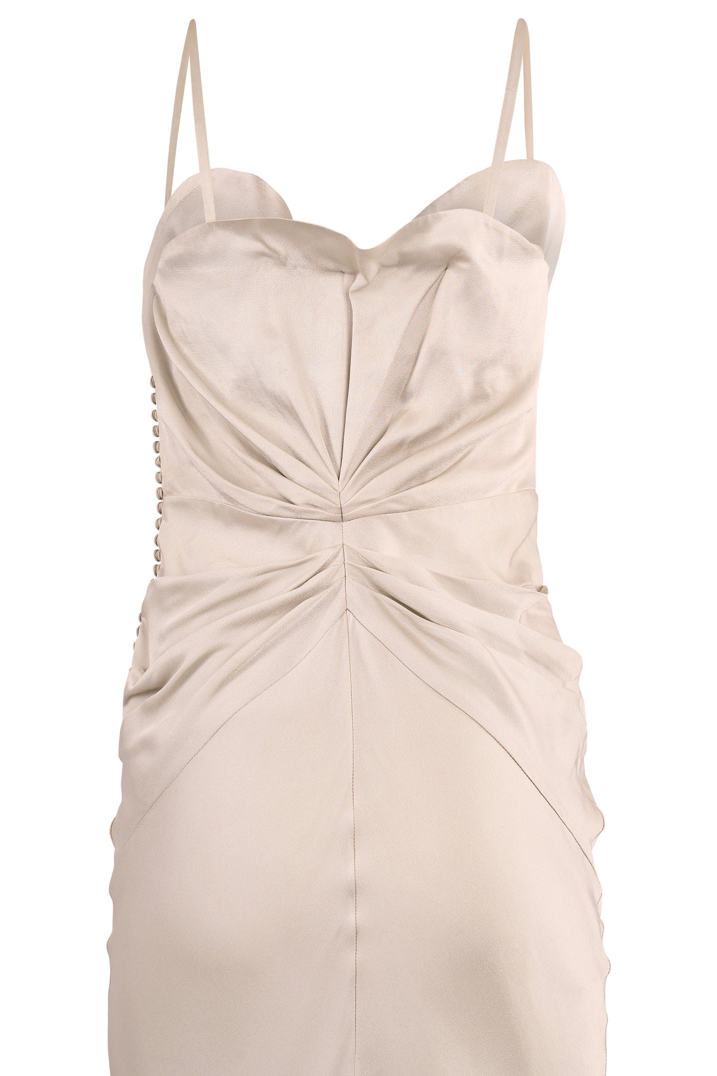 Vintage Christian Dior S/S 2008 White Silk Gown
