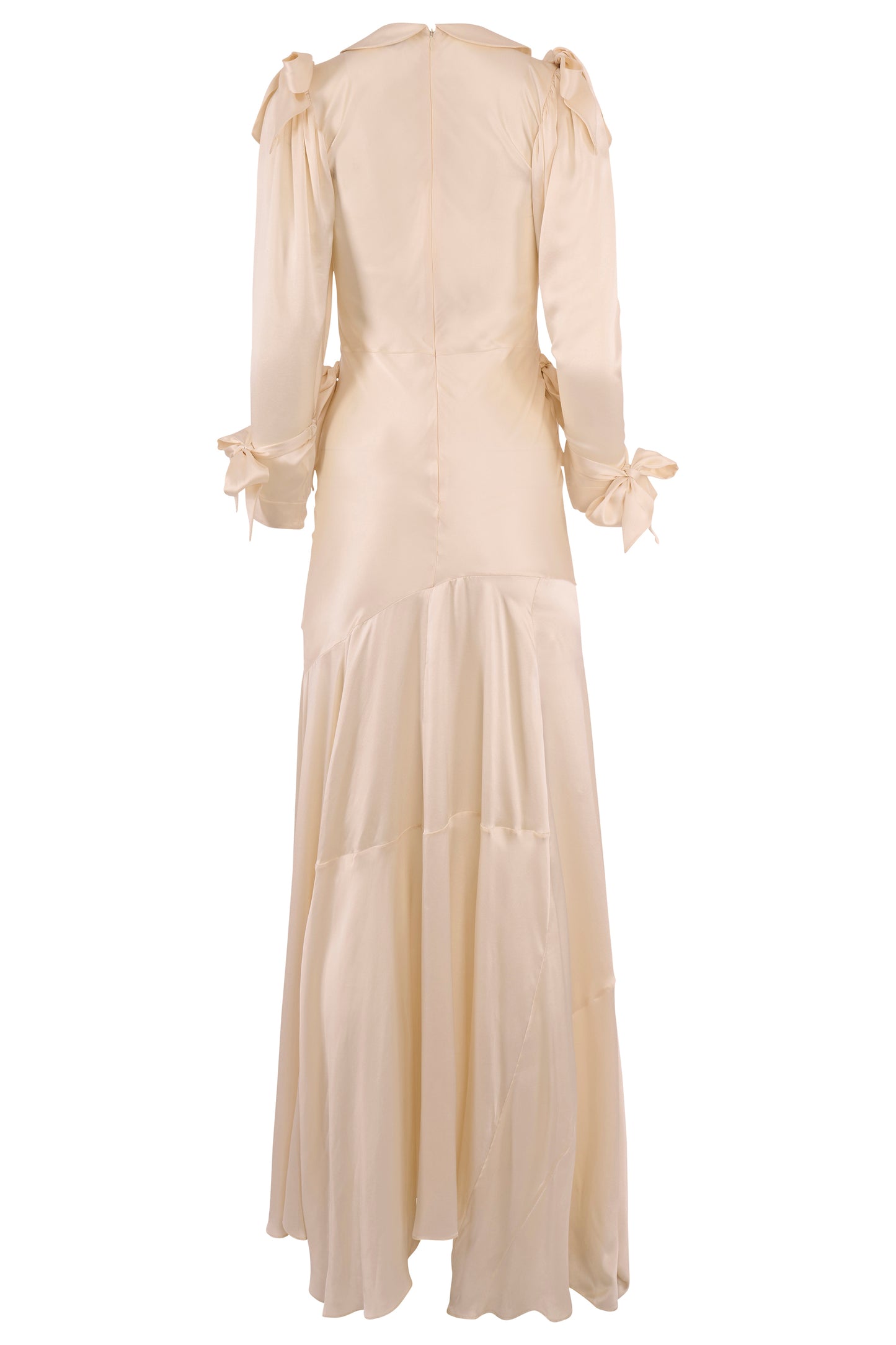 Simone Rocha S/S 2024 Silk White Bow Gown