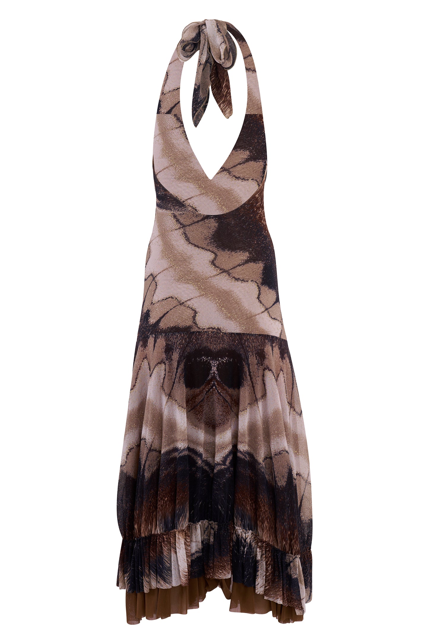 Vintage Roberto Cavalli Animal Print Maxi Dress