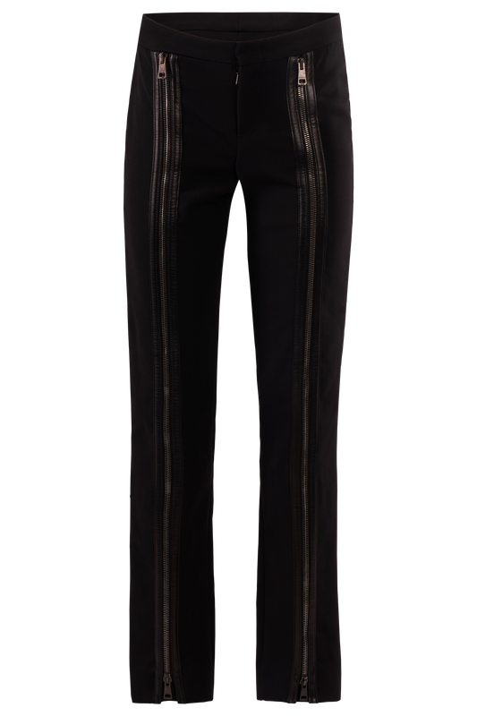 Vintage Gucci Tom Ford  F/W 2001 Black Front Zip Trousers