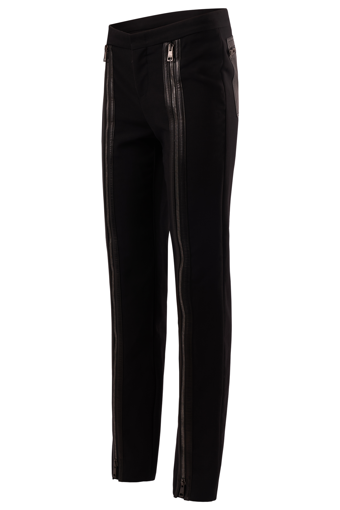 Vintage Gucci Tom Ford  F/W 2001 Black Front Zip Trousers