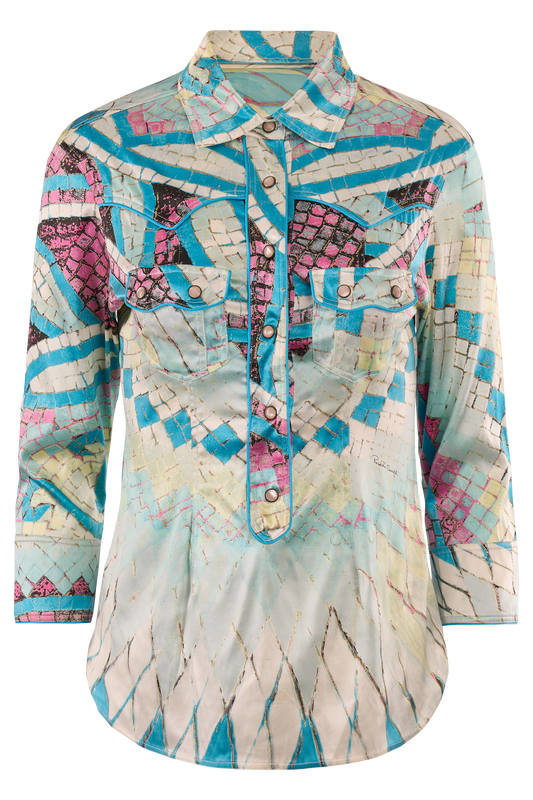 Vintage Roberto Cavalli S/S 2004 Print Shirt