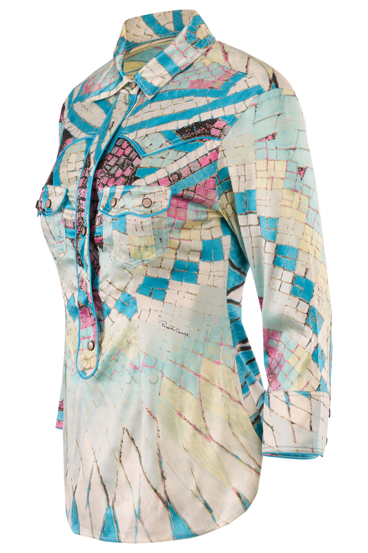 Vintage Roberto Cavalli S/S 2004 Print Shirt
