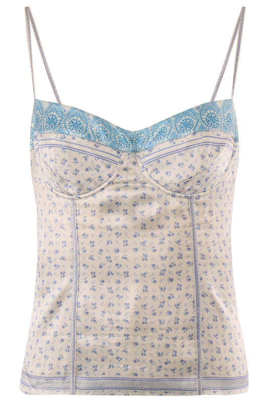 Vintage Roberto Cavalli Silk Print Top