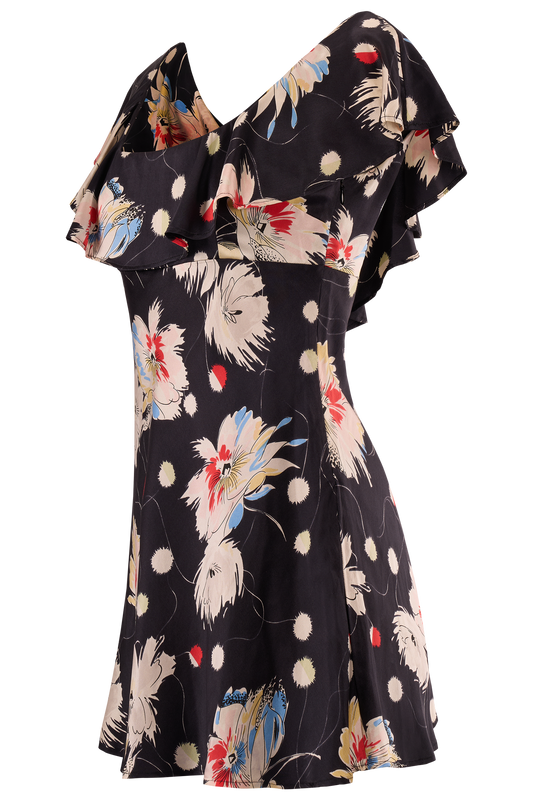 Vintage Dolce&Gabbana 1995 Runway Silk Floral Dress