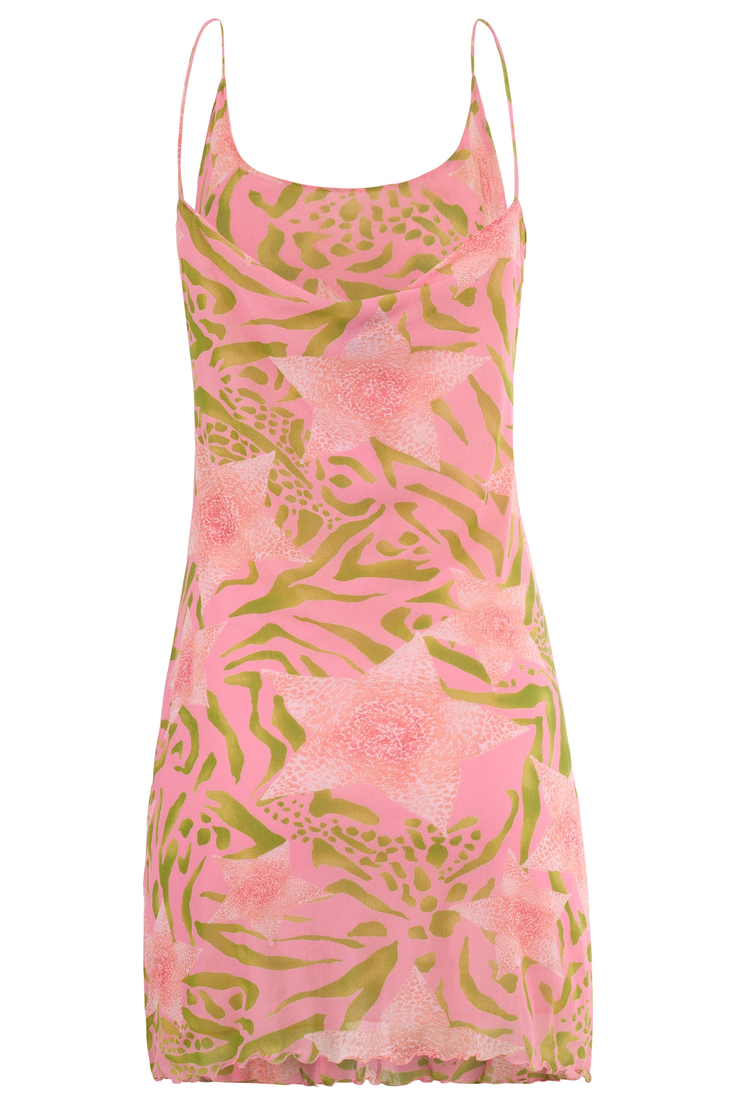 Vintage Blugirl By Blumarine Pink Floral Slip Dress