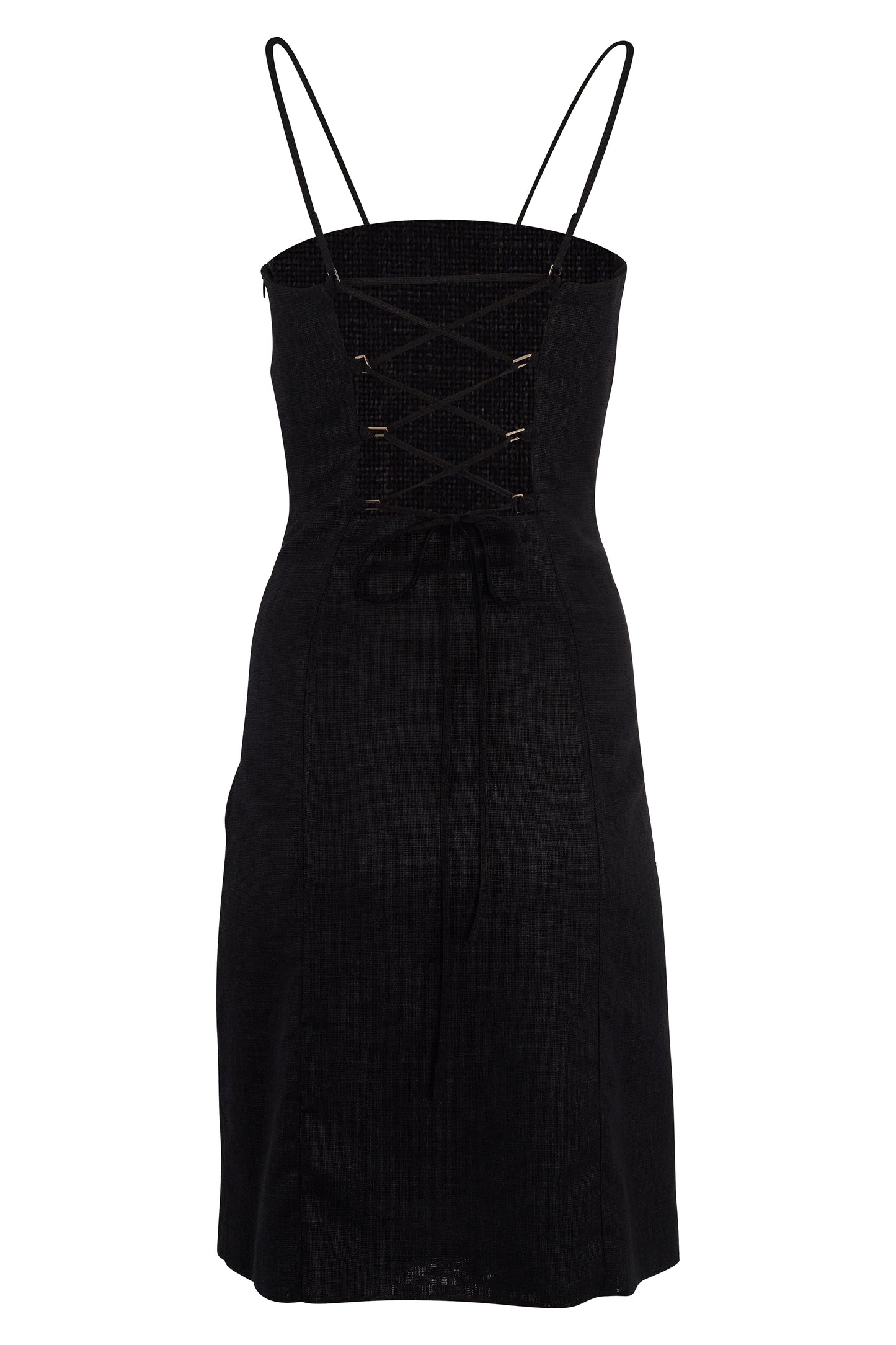 Vintage 2000's Thierry Mugler Lace Up Back Dress