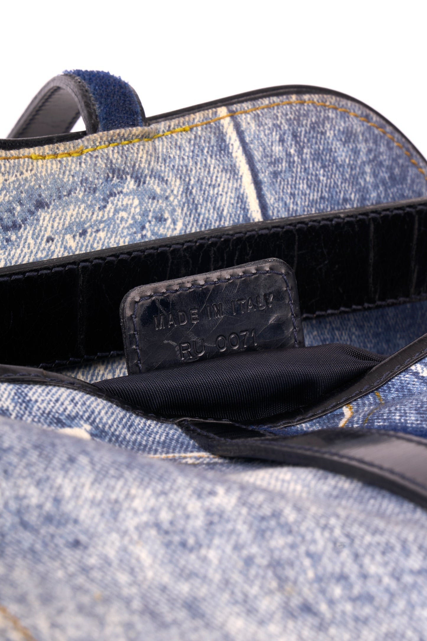 Vintage 2001 Double Denim Saddle Bag