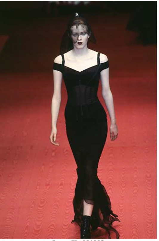 Vintage Dolce and Gabbana F/W 1997 Silk Dress