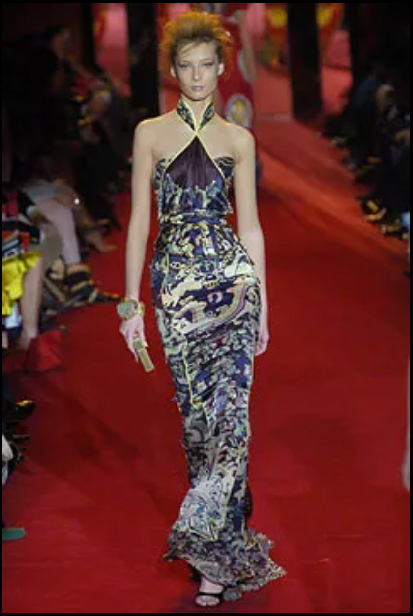 Rare F/W 2004 Yves Saint-Laurent Tom Ford Reworked Gown