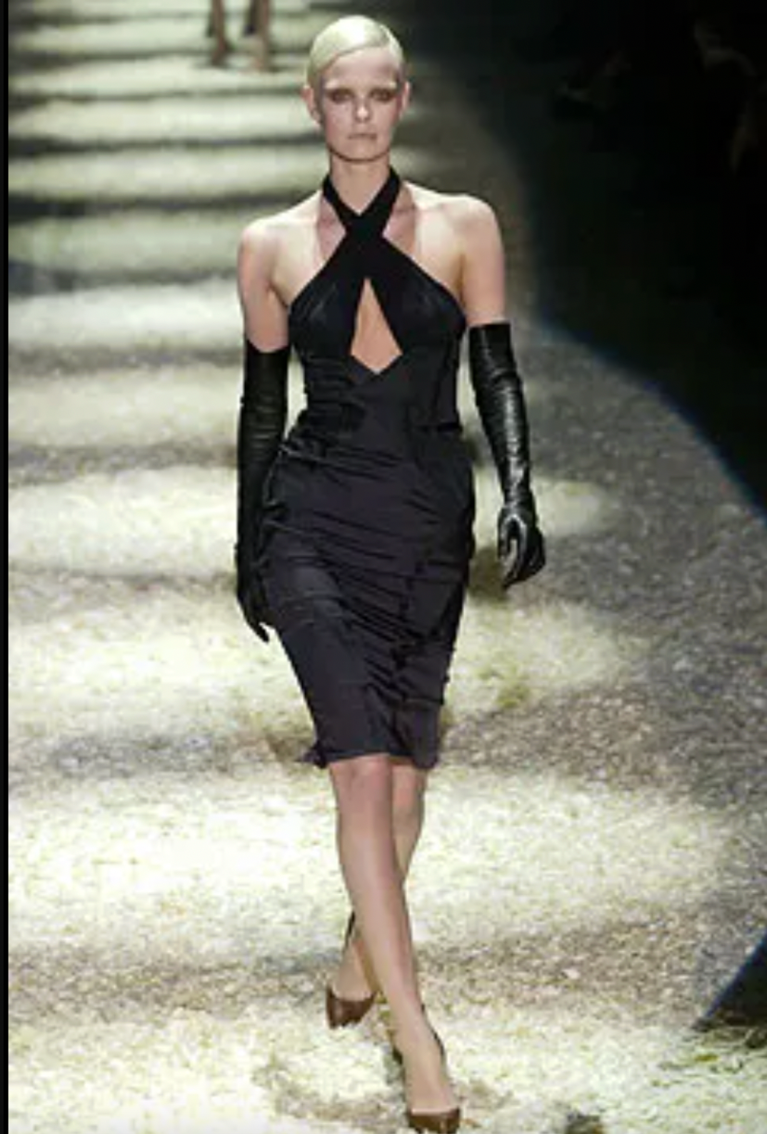 Vintage Gucci Tom Ford F/W 2003 Black Top