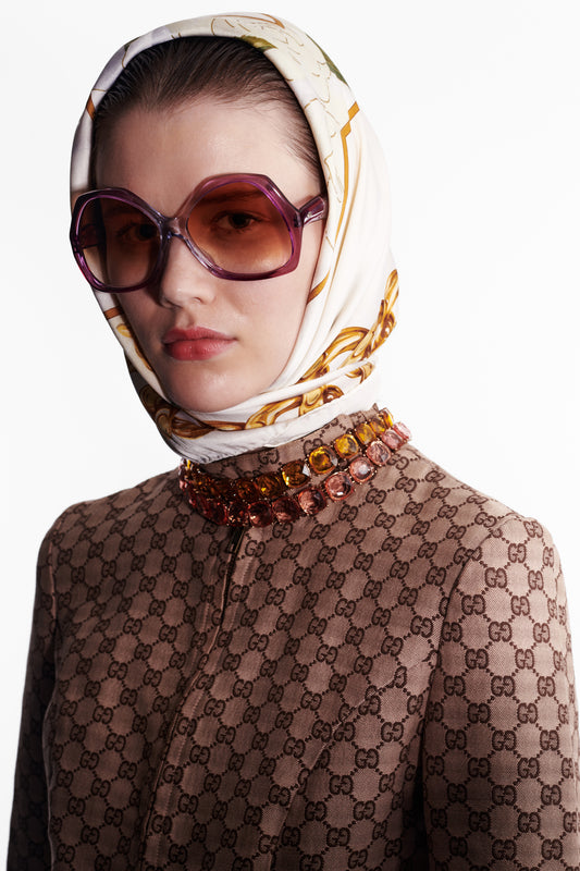 1970's Purple Oversize Sunglasses