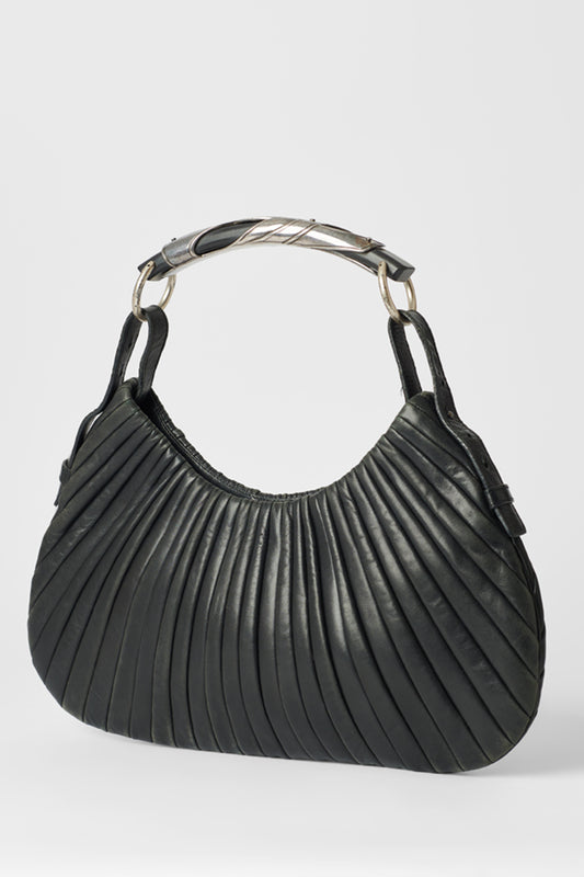 Black Leather Mombasa Bag