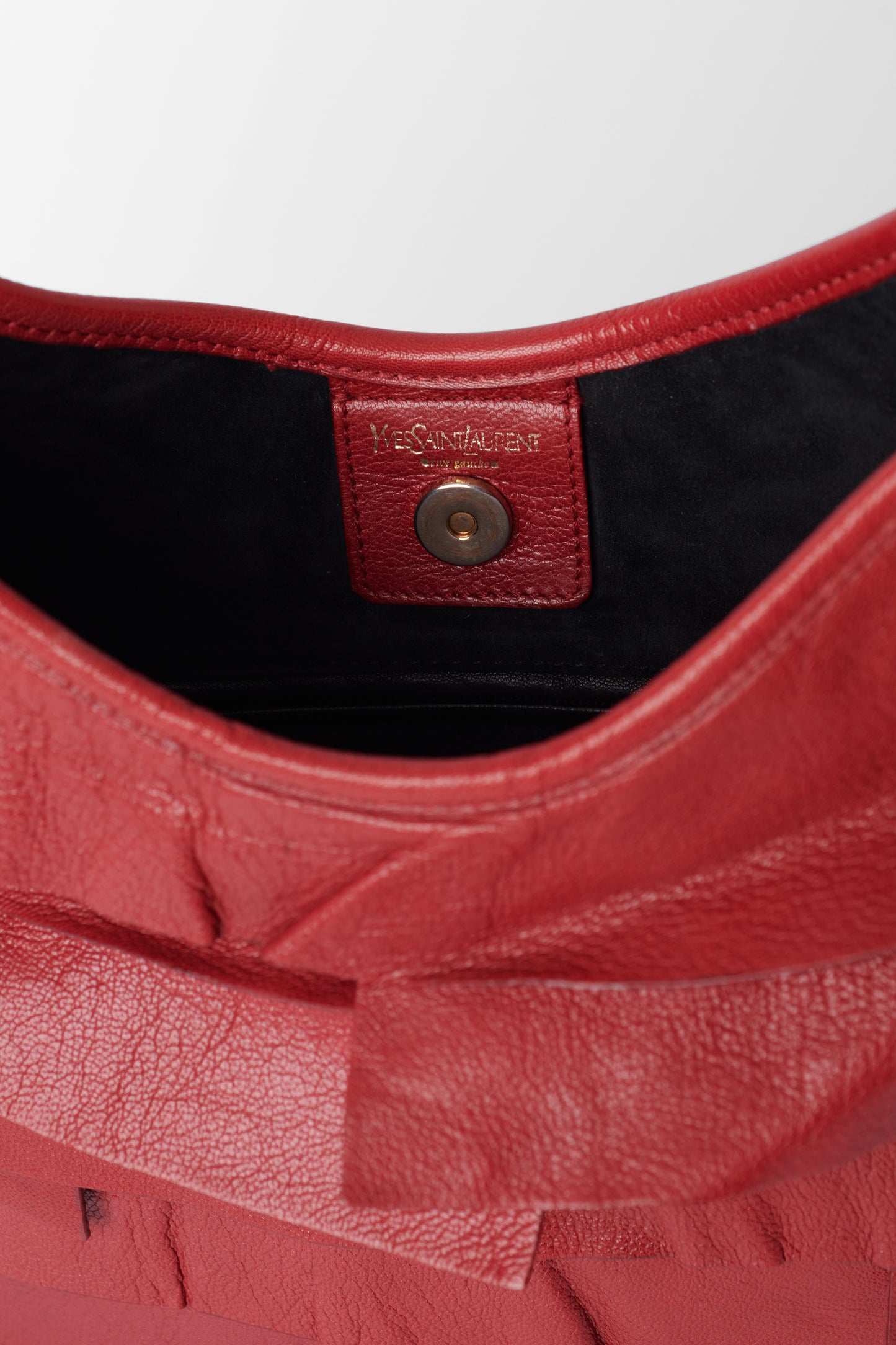 Vintage F/W 2004  Red St Tropez Ruffled Bag