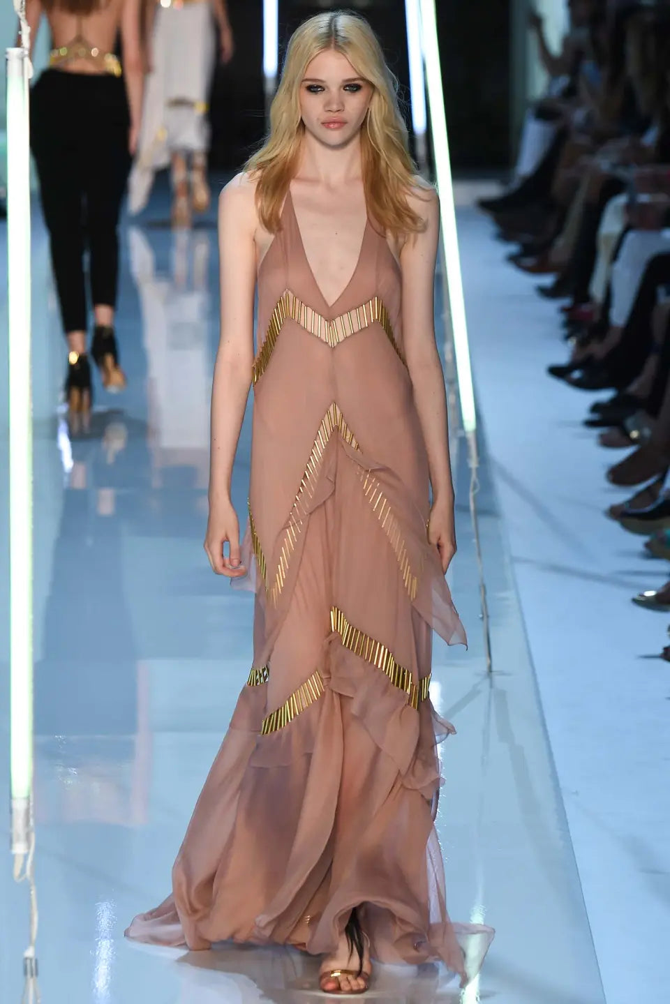 Alexandre Vauthier F/W 2015-2016 Pink Nude Gown