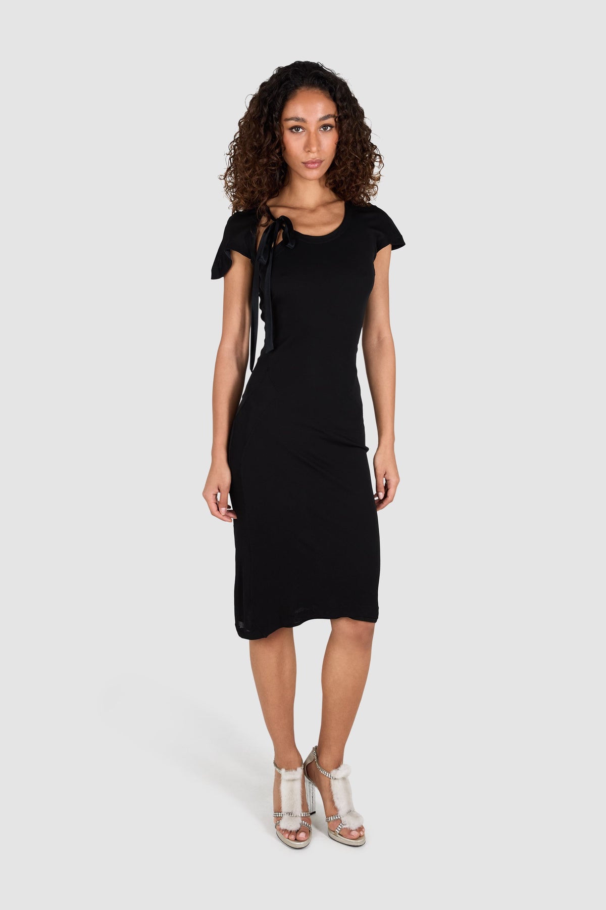 Vintage Yves  Saint Laurent F/W 2004 Black Dress