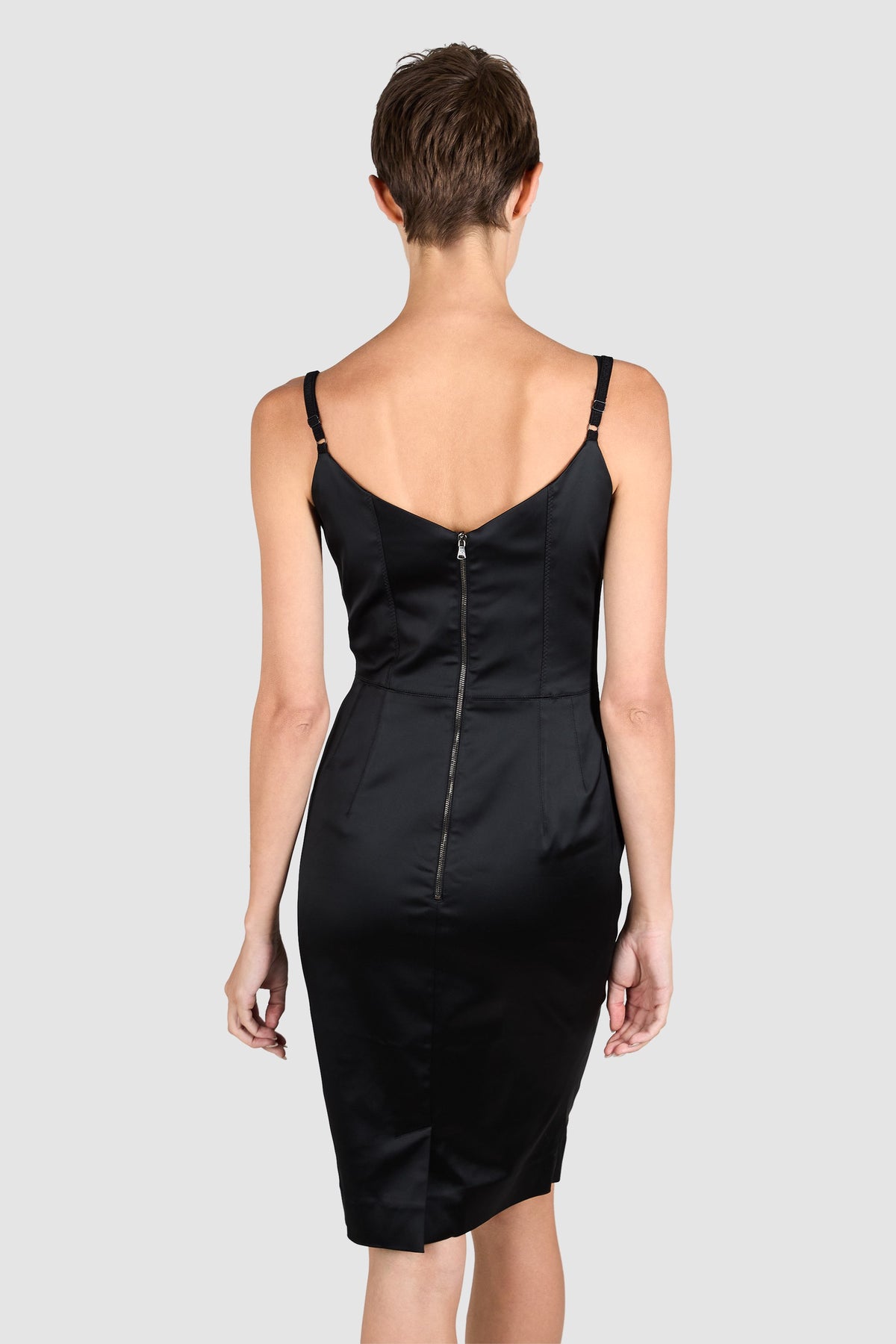 Vintage 2000's Dolce&Gabbana Black Lace Panel Dress