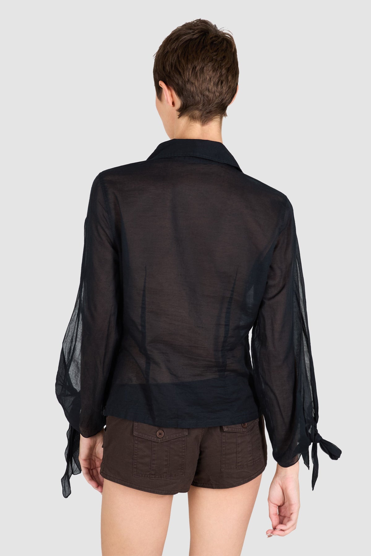 Vintage 1990's Nara Camicie Black Blouse