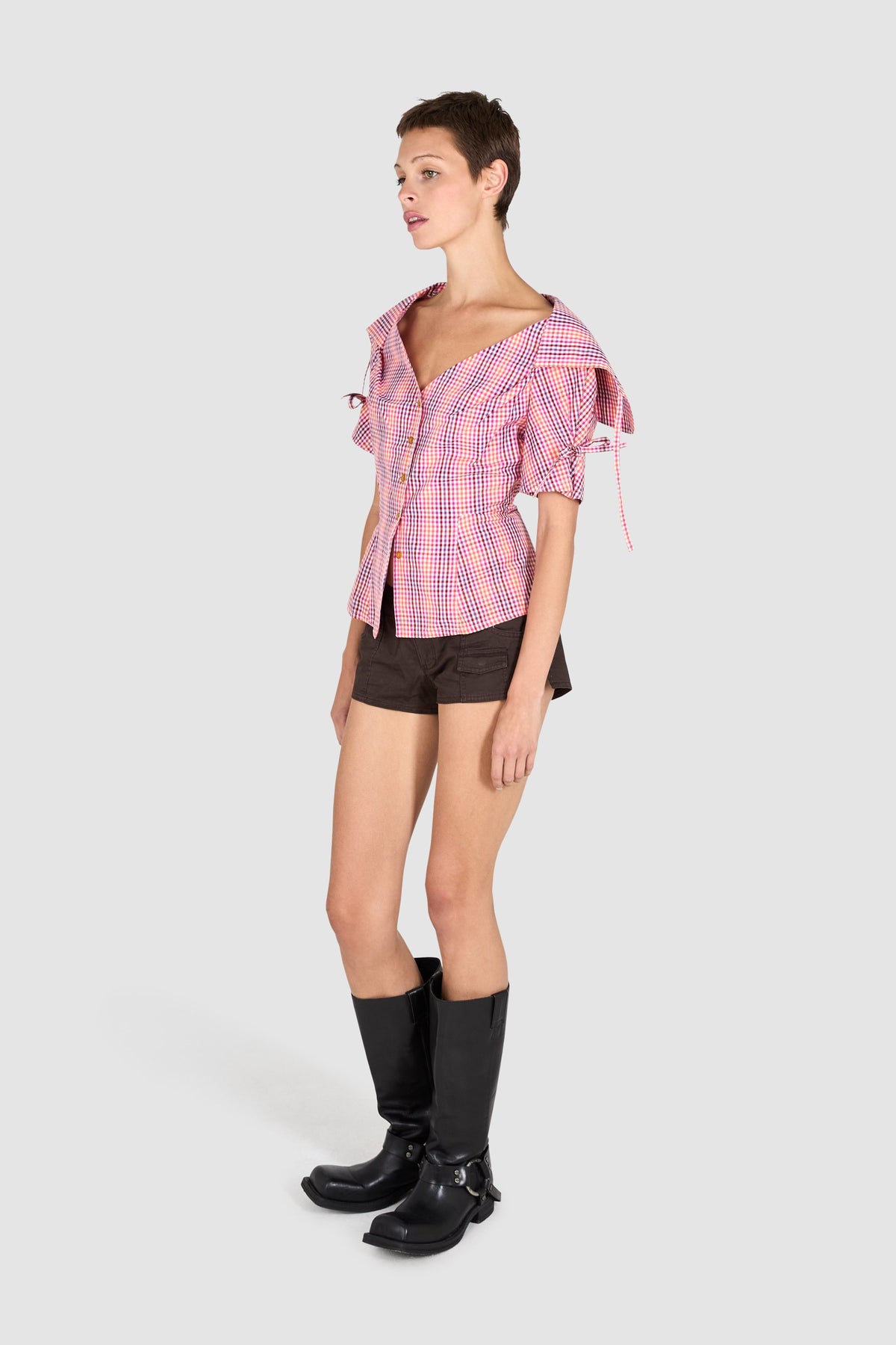 Vivienne Westwood Red Label Gingham Cotton Blouse