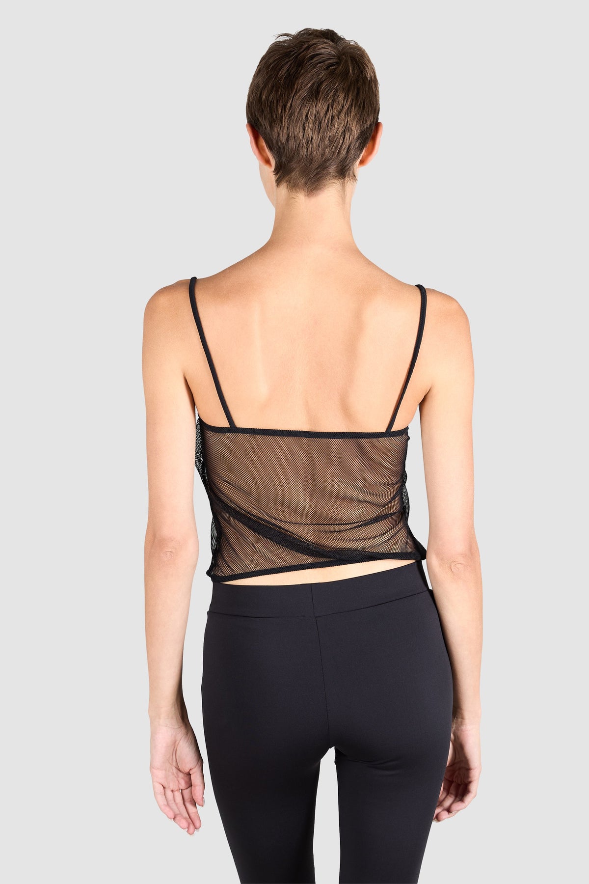 Vintage 1990's Byblos Black Mesh Tank Top