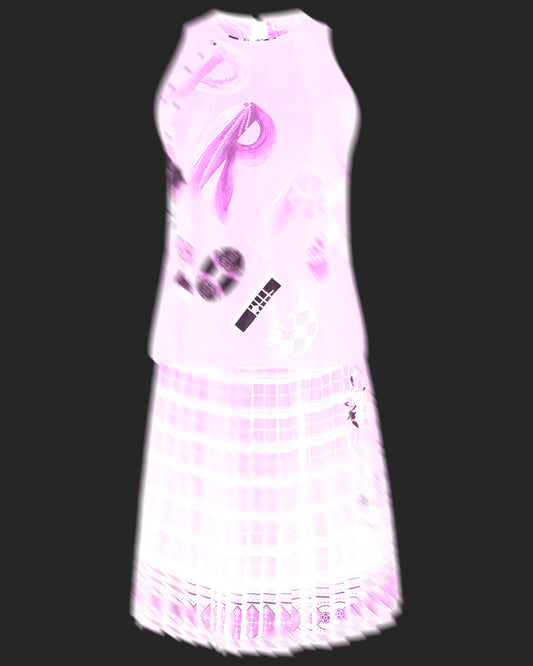 Vintage S/S 1991 Pleated Skirt and Top Co-Ord