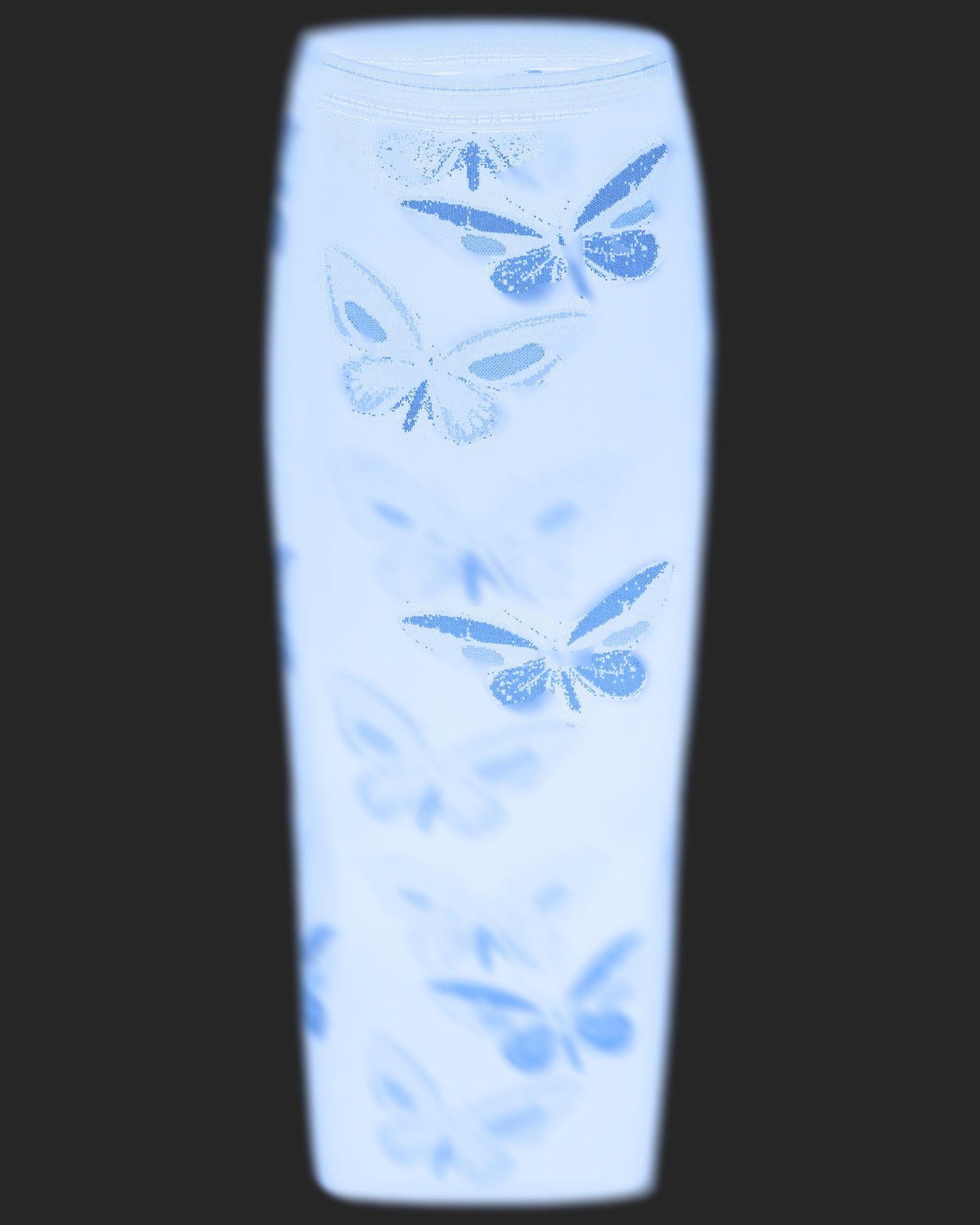 Vintage F/W 1991 Knitted Butterfly Pencil Skirt