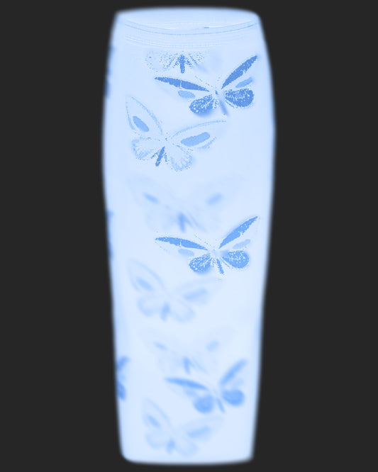 Vintage F/W 1991 Knitted Butterfly Pencil Skirt