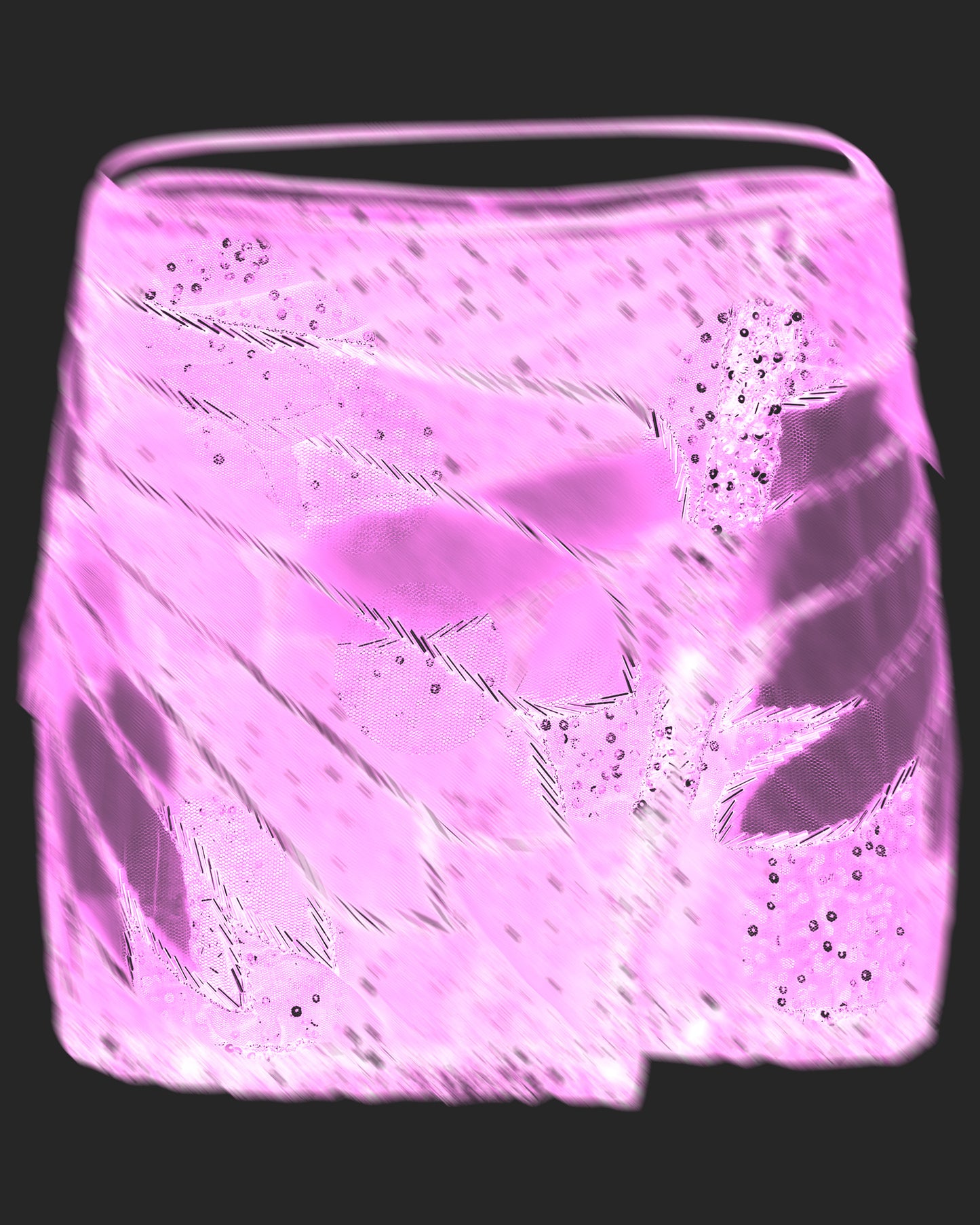 S/S Roberto Cavalli 2000 Beaded Mini Skirt