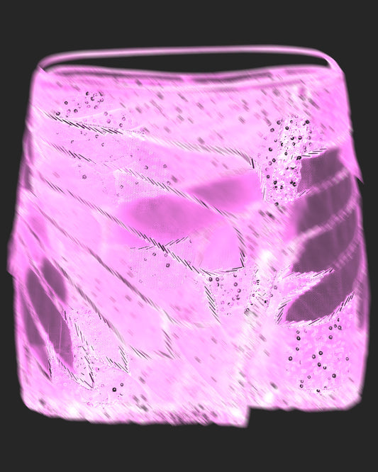 S/S Roberto Cavalli 2000 Beaded Mini Skirt