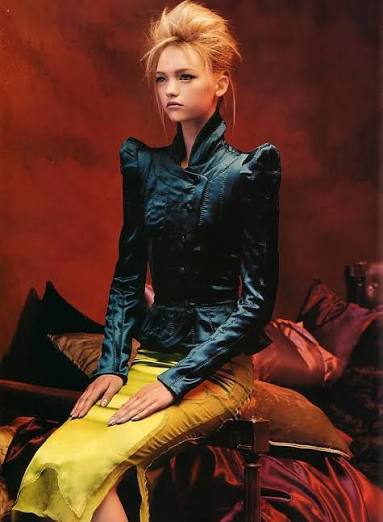 Vintage Yves Saint Laurent F/W 2004 Teal Silk Set
