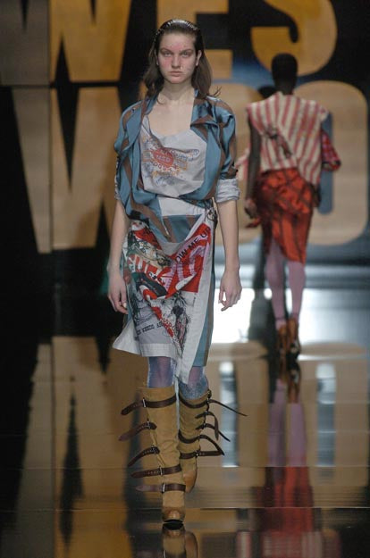 Rare Vivienne Westwood A/W 2005 06 Propaganda Dress