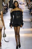 Roberto Cavalli S/S 2016 Runway Gothic Frill Details Lace Mini Dress