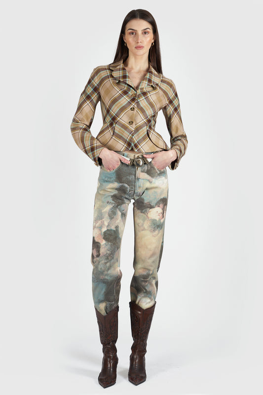 Vintage F/W 1995 Tartan Blazer