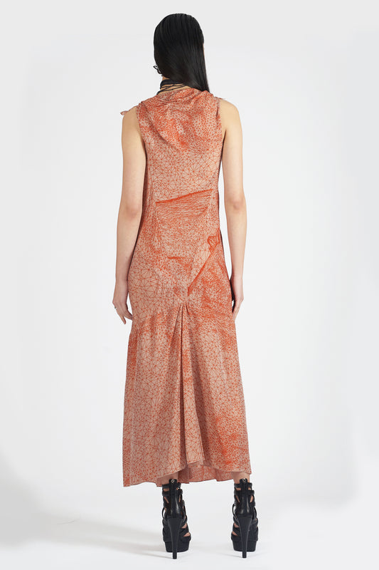 Vintage S/S 2001 Constellation Silk Dress