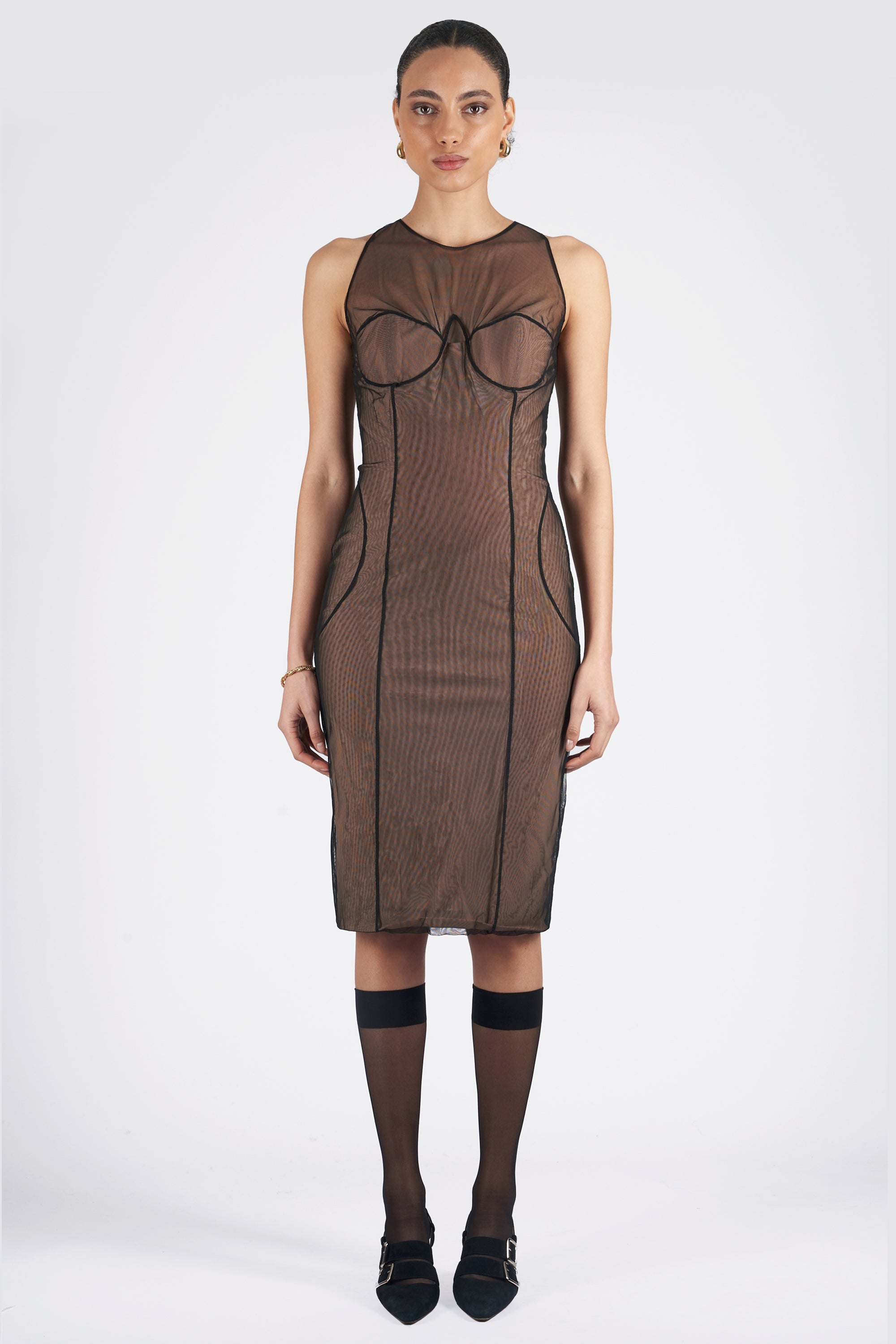 Lexi mesh outlet dress